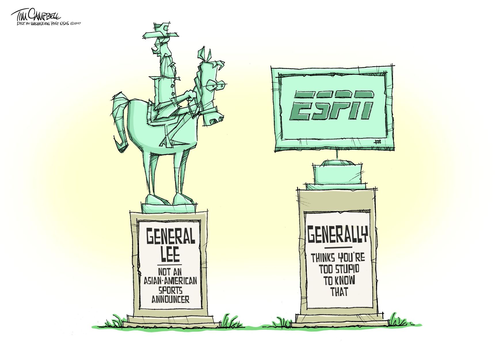 Tim Campbell editorial cartoon